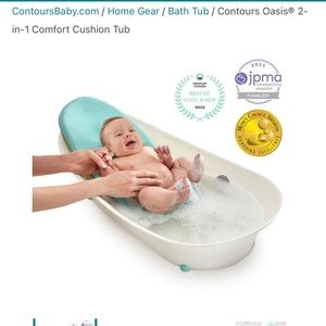 Contour oasis 2 in 1 comfort cushion tub